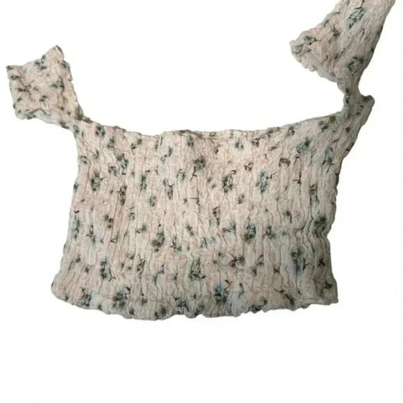 Victoria secret cottagecore floral off the shoulder ruched bralette L - Picture 2 of 5